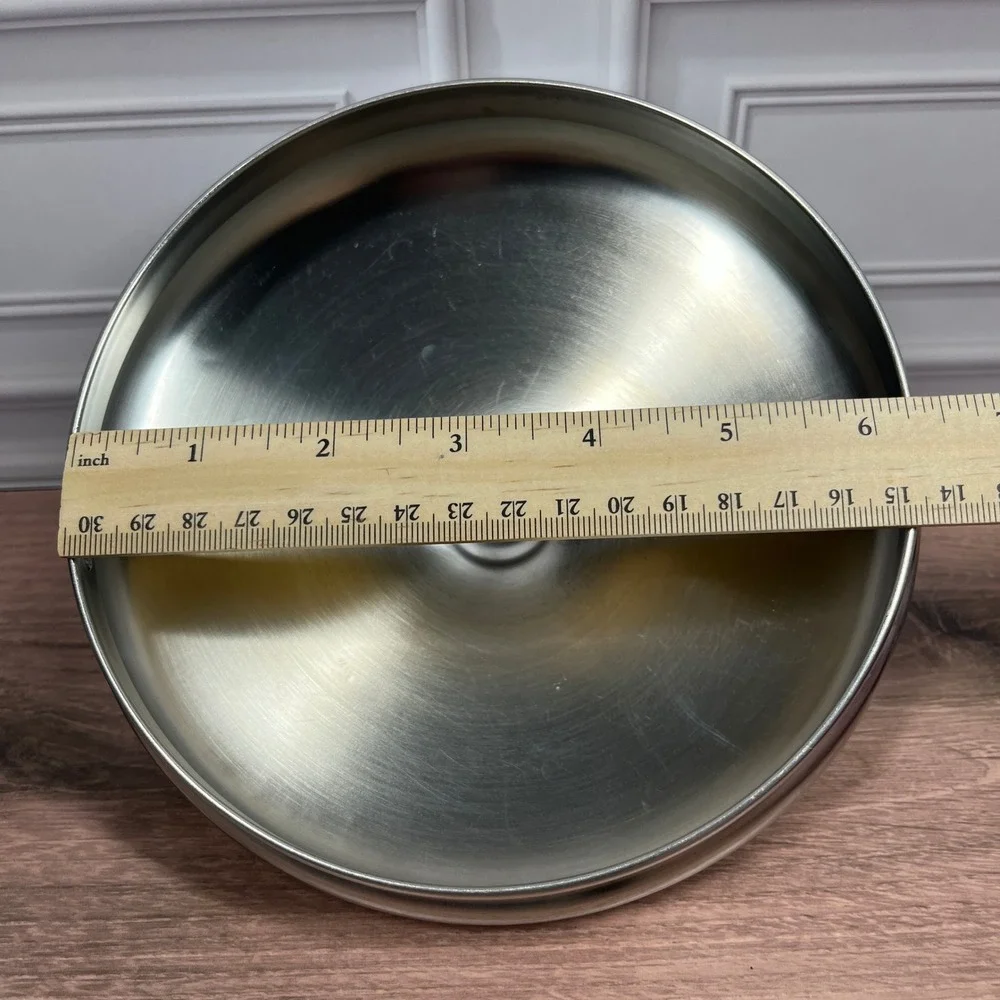 Farberware Replacement Lids Only Set of 3 Silver Stainless Steel‎ Bakelite Knobs